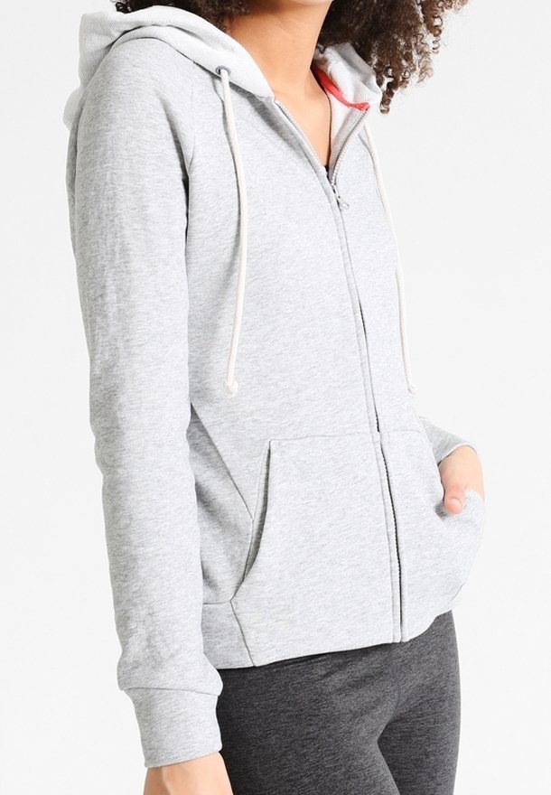 Björn Borg sweatshirt met rits - lichtgrijs