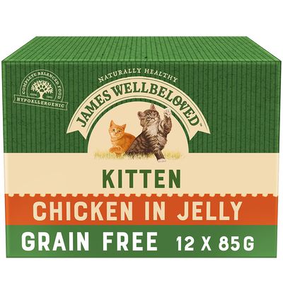 Bustine per gattini James Wellbeloved - Pollo in gelatina