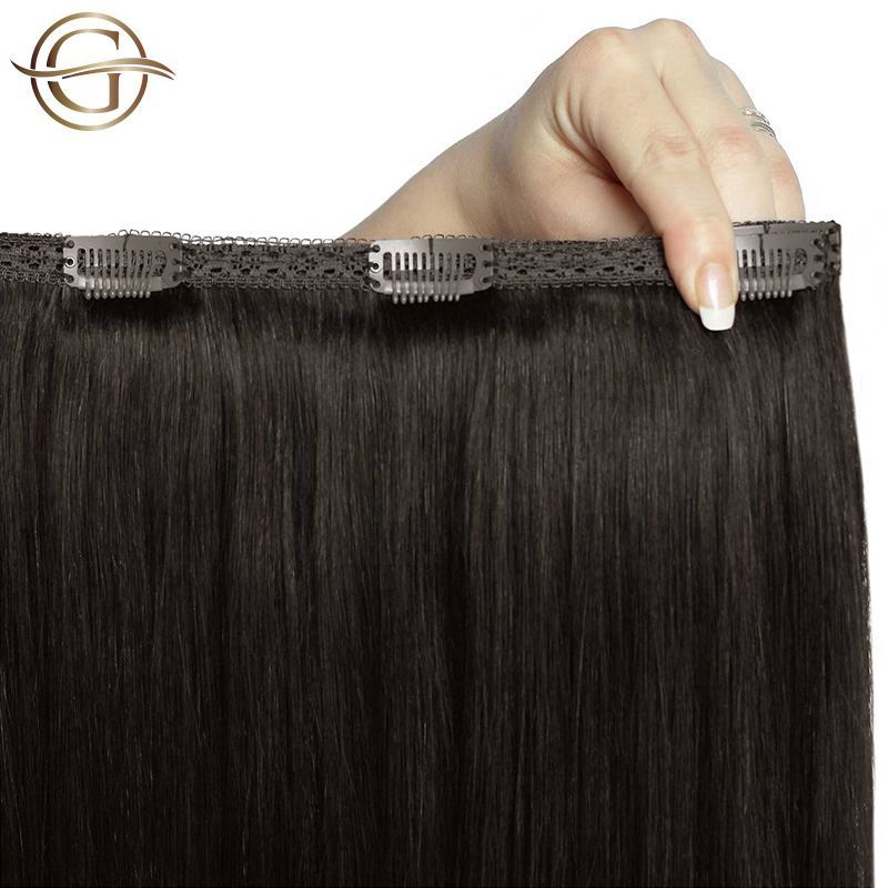 Gold24 Extensions GOLD24 Clip-in Extensions #4 Hnedé - 60 cm - 1 kus