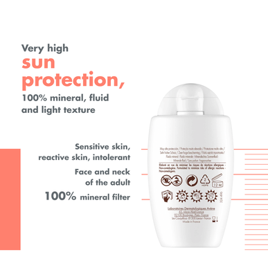 Avène Mineral Fluid Solskyddsmedel SPF50 40ml