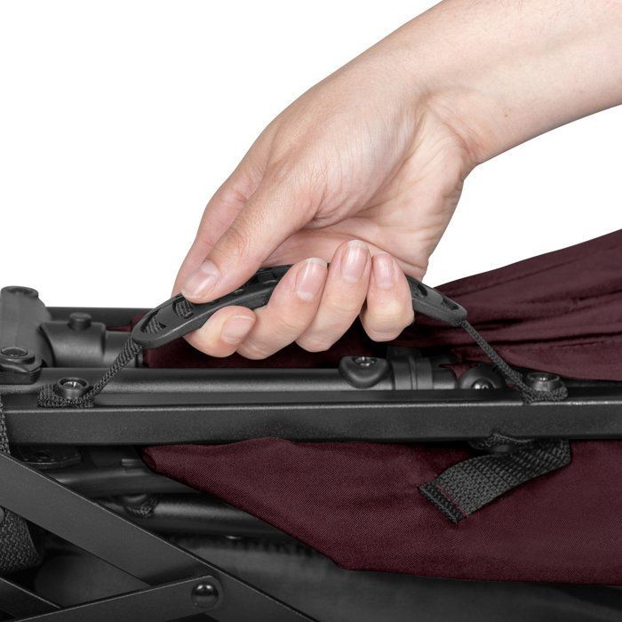 HAUCK - Passeggino con bastone - Pieghevole e pieghevole - 4 ruote - Blackberry