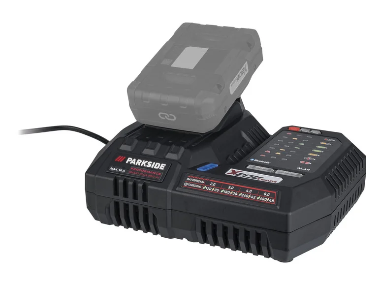 PARKSIDE PERFORMANCE® Smart PLGS 2012 A1 Batterilader, 12 A, 20 V