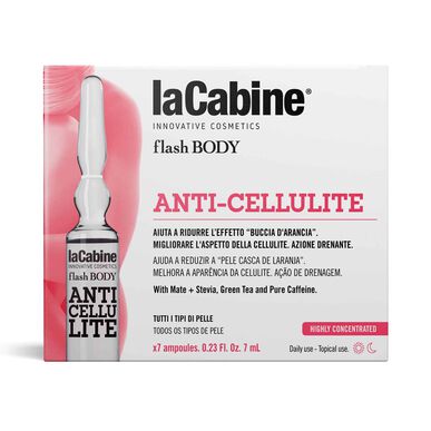 laCabine selluliittia ehkäisevät vartaloampullit Flash Body 7 x 7 ml 7 x 7 ml