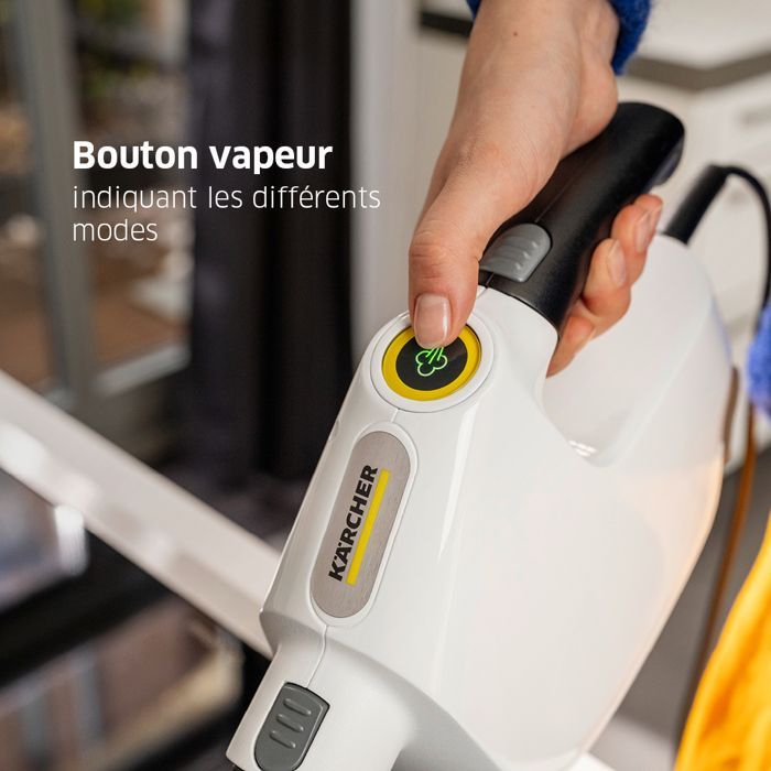 Limpiador a vapor Kärcher SC 1 Multi Comfort con manguera flexible para zonas de difícil acceso - Listo en 30 segundos - 1300 W - Ligero y compacto