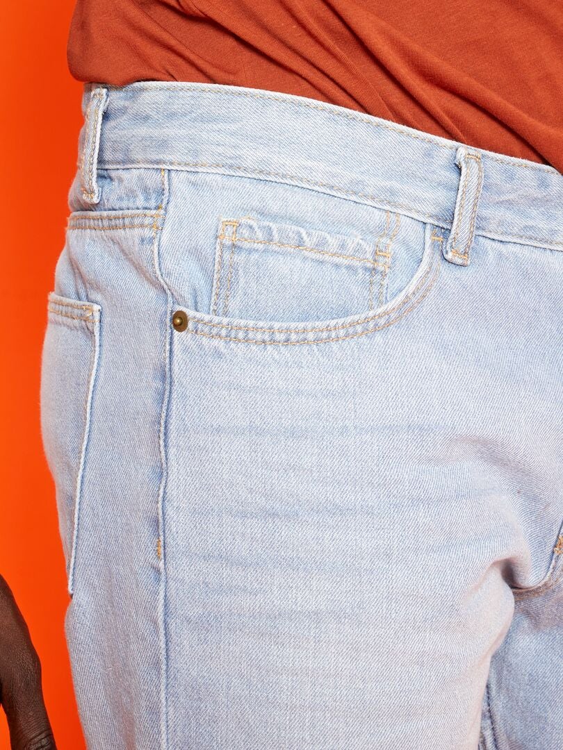 Normale pasvorm jeans - maat L32 - blauw