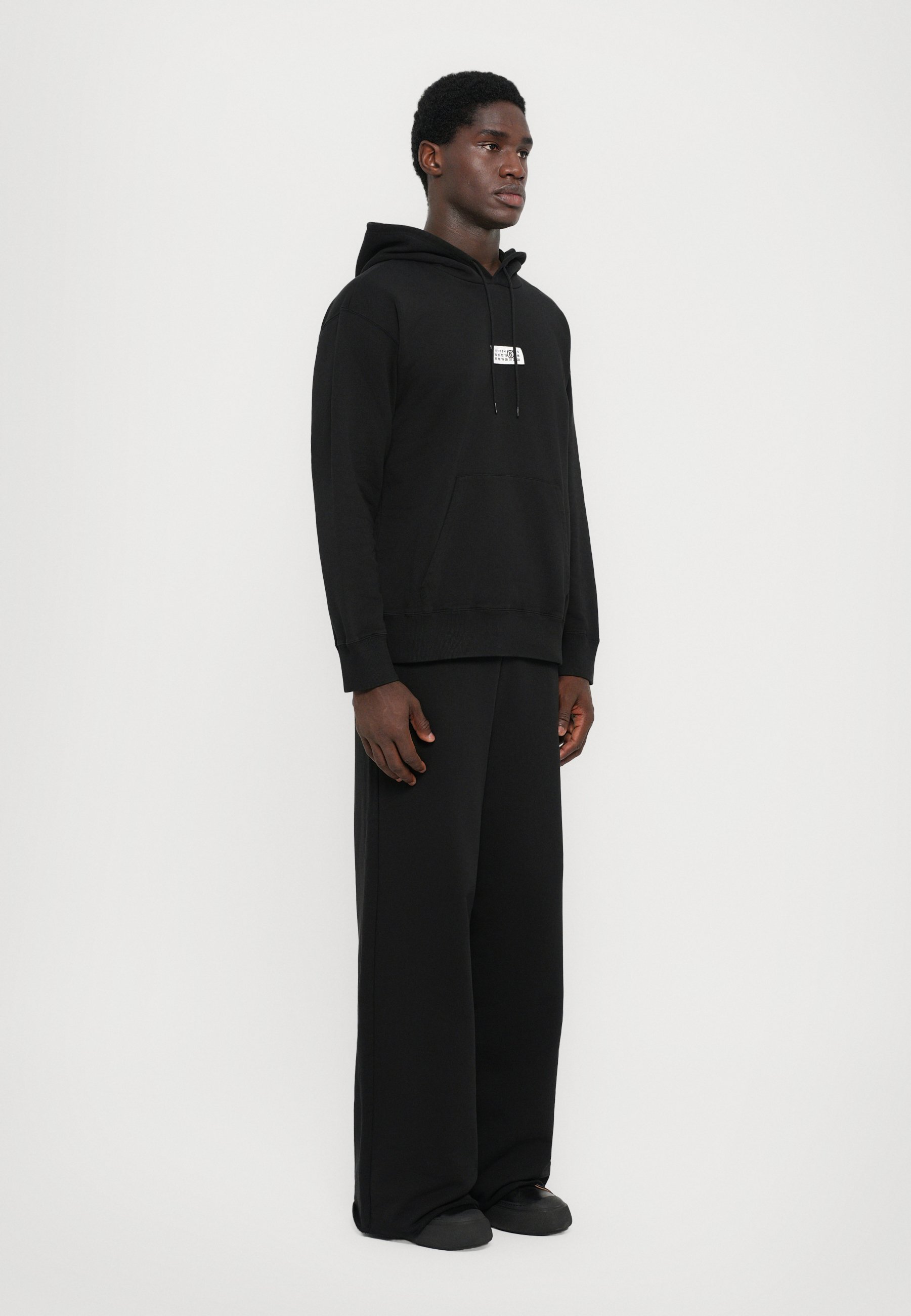 Felpa con cappuccio MM6 Maison Margiela - nera