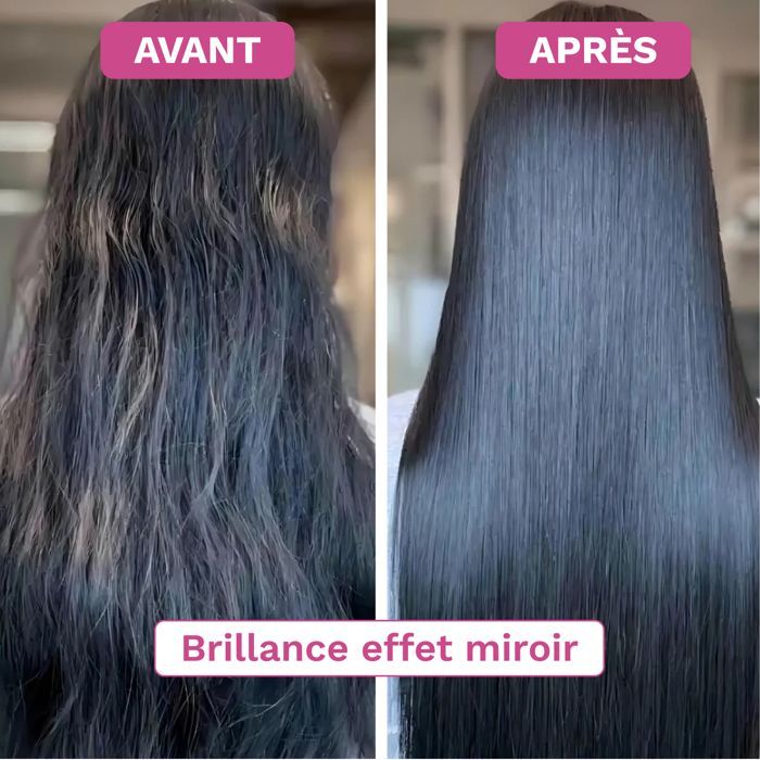 Botox Capillaire Sans Formol 1kg | Huile de Ricin, Protéine & Panthenol | Effet Miroir, Réparation, Hydratation | B-Tox Glow Inw
