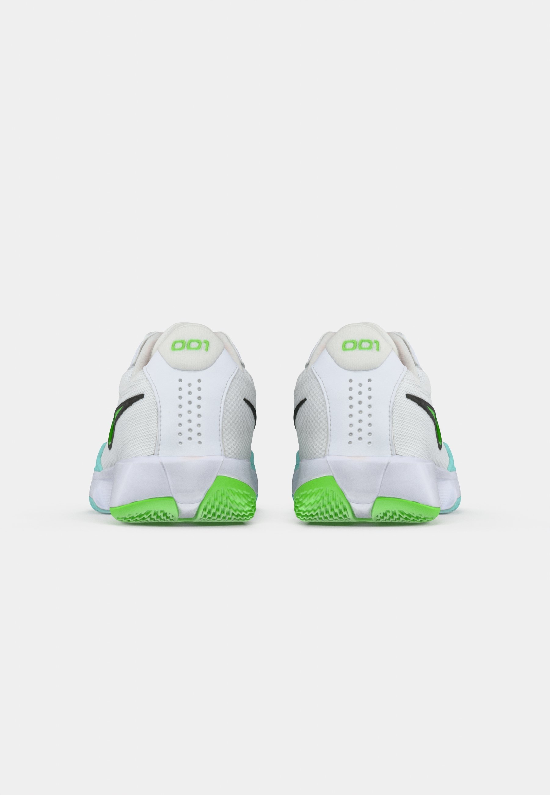 Nike Performance GT CUT ACADEMY - Korvpallijalatsid - valge/roheline löök/pleegitatud türkiissinine/must