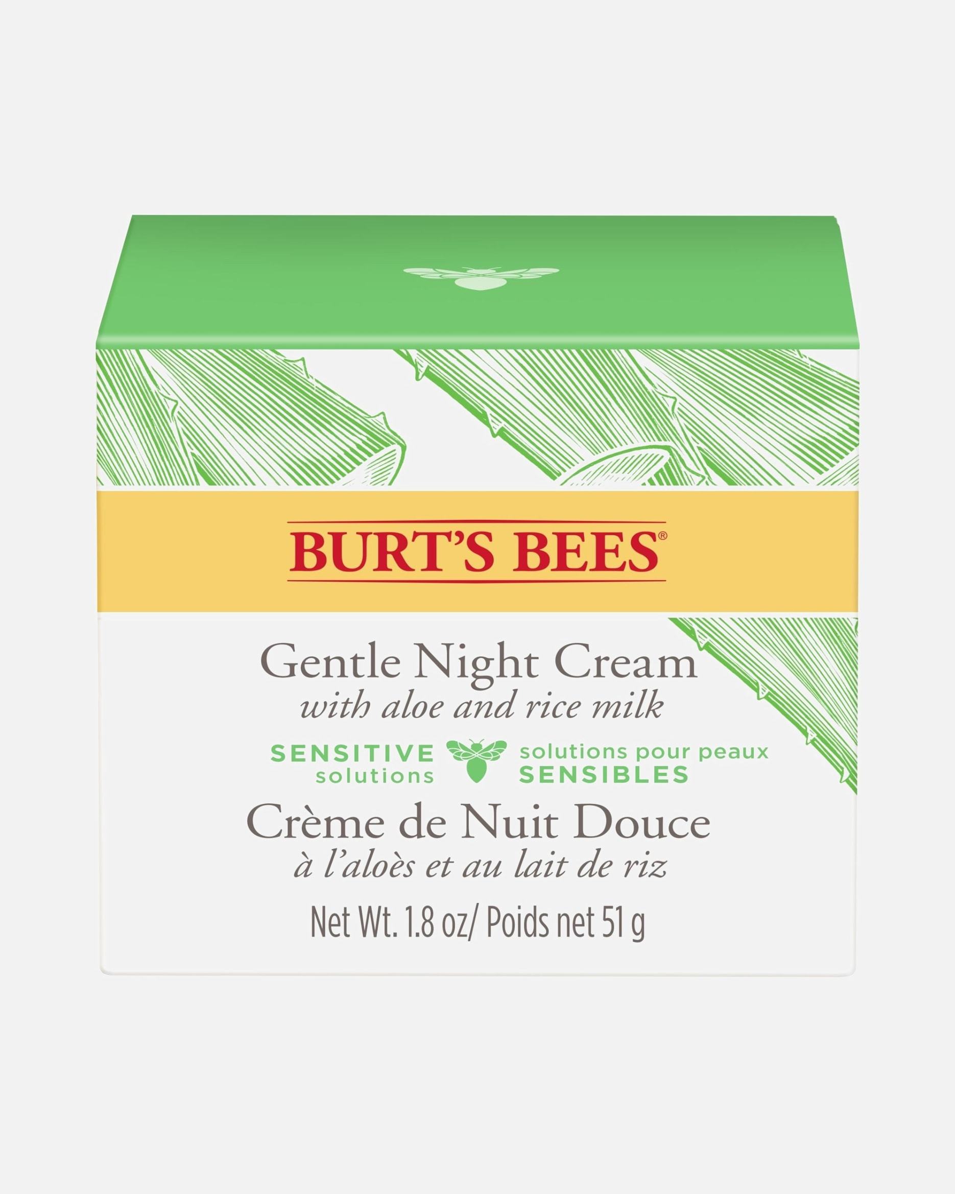 Burt's Bees jautrios odos naktinis kremas - 50 g