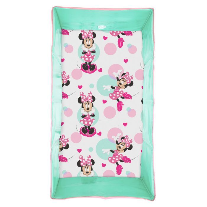DISNEY BABY - MINNIE, Vaschetta da bagno pieghevole per neonati - Portatile - Rivestimento impermeabile - Facile da pulire - Facile da svuotare