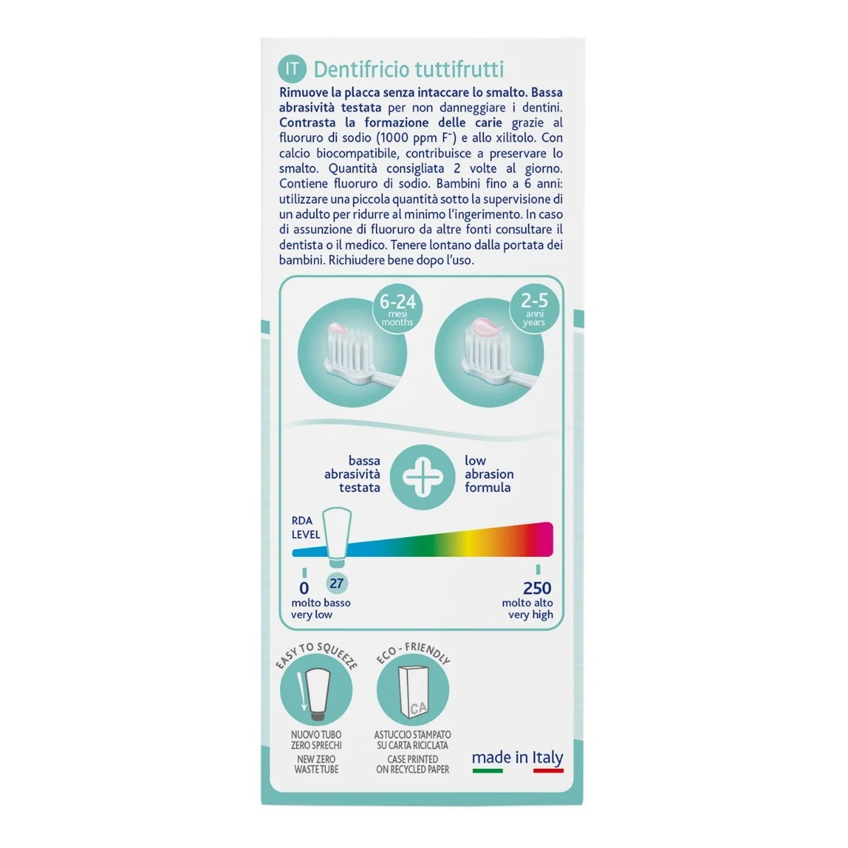 CHICCO Chicco Tuttifrutti Zubní-Nudeln 12M+ Tuttifrutti