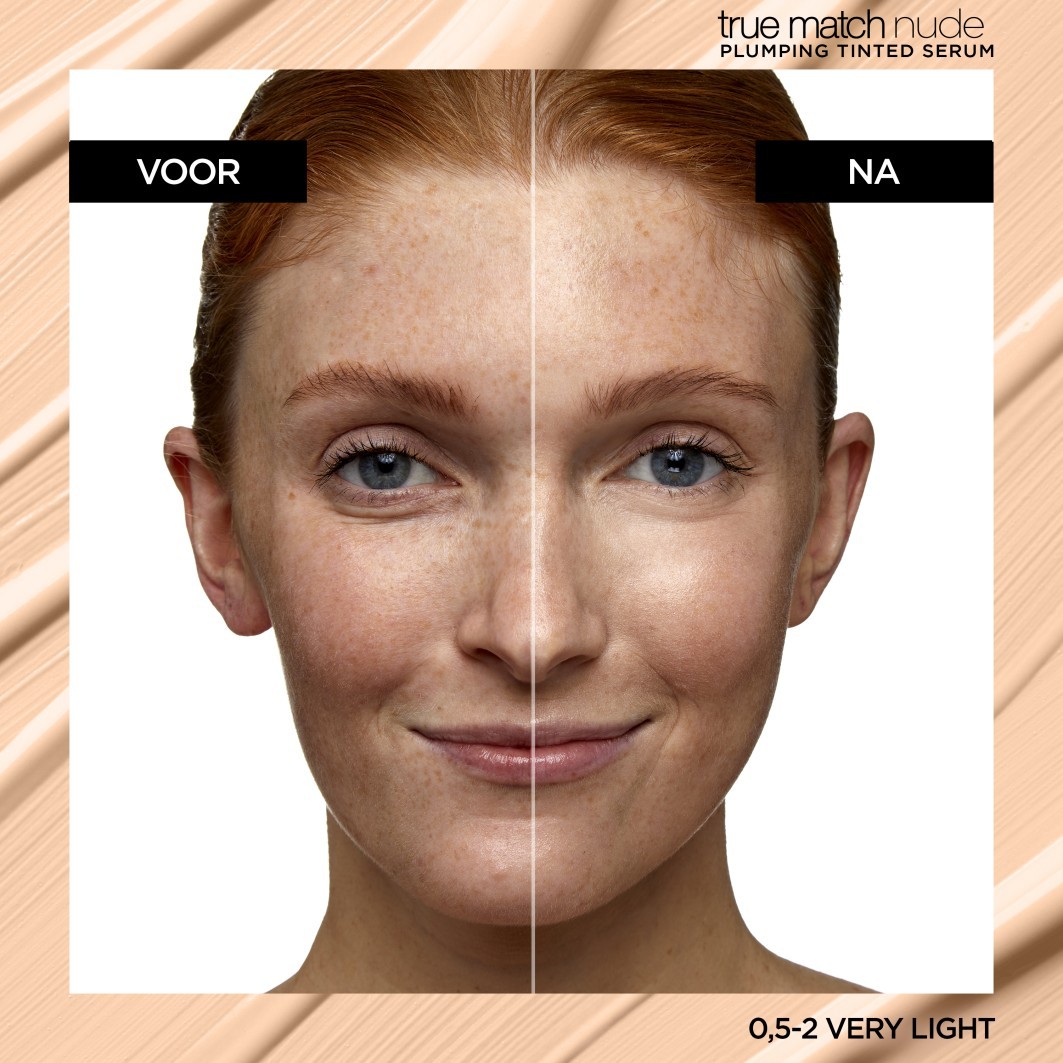 „L'Oréal Paris Hyaluronsäure-Serum True Match Nude“ putlinantis tonuotas serumas – 30 ml
