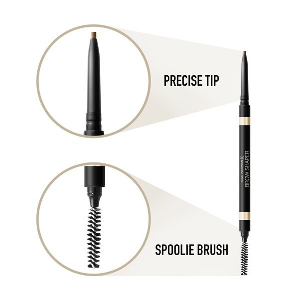 „Max Factor Brow Shaper 10 Blonde“ antakių formavimo priemonė