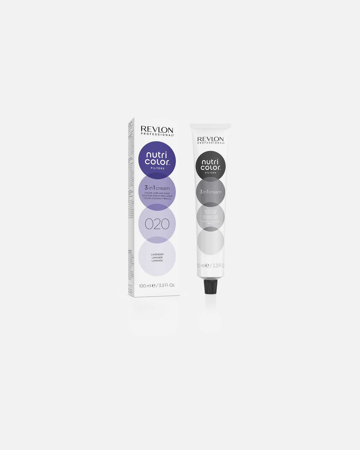Revlon Professional Color Rinse Nutri Color Filters 3-i-1 Creme Nr. 020 – Lavendel – 100 ml