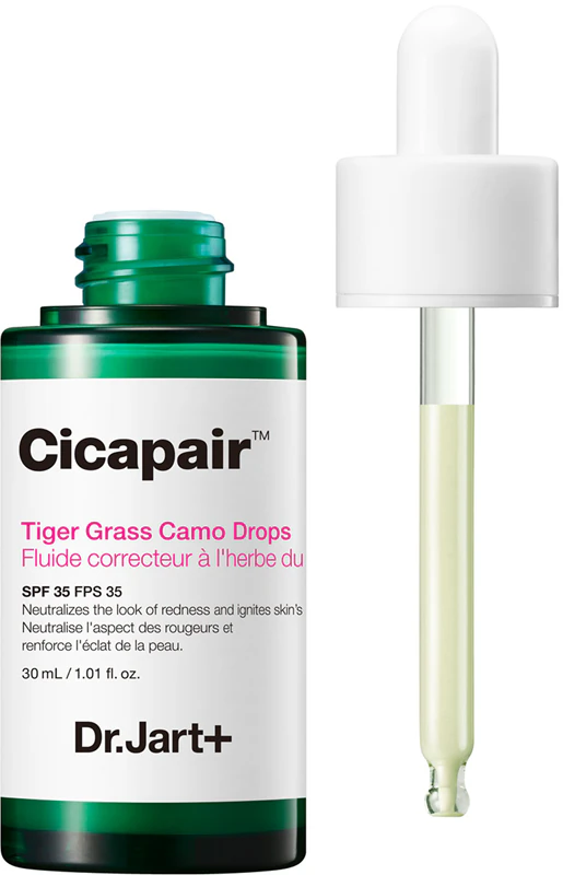Dr. Jart+ Cicapair™ Tiger Grass Camo Drops FPS 35 lekki fluid tonujący
