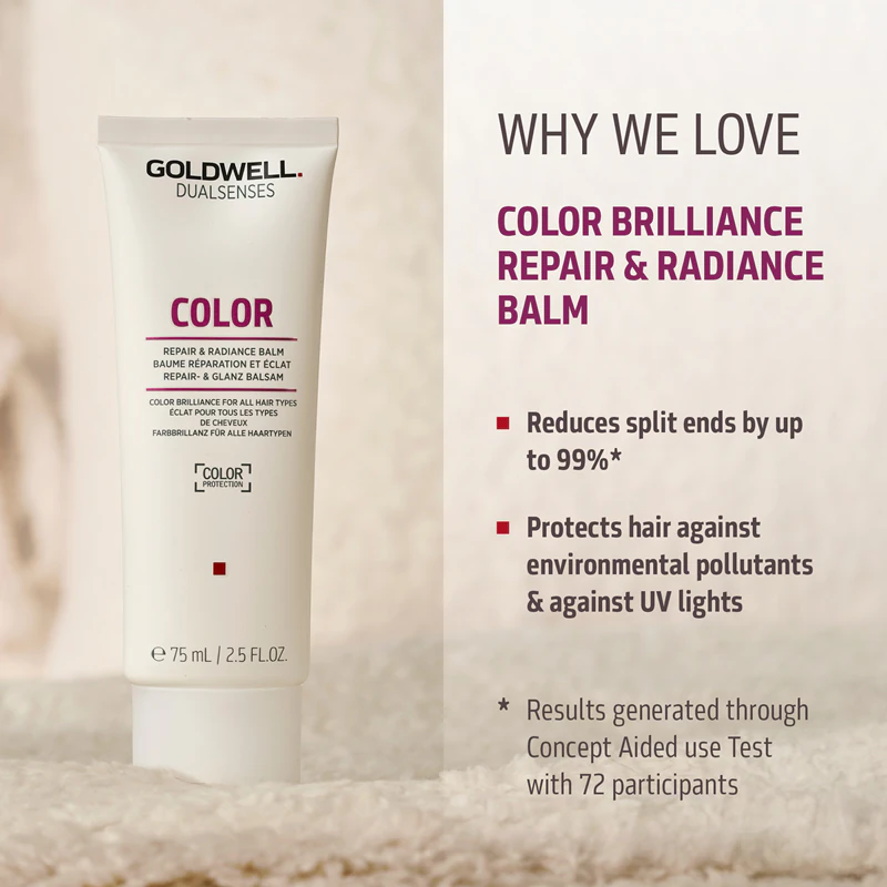 Kit de presente Goldwell Dualsenses Color para cabelos com coloração.