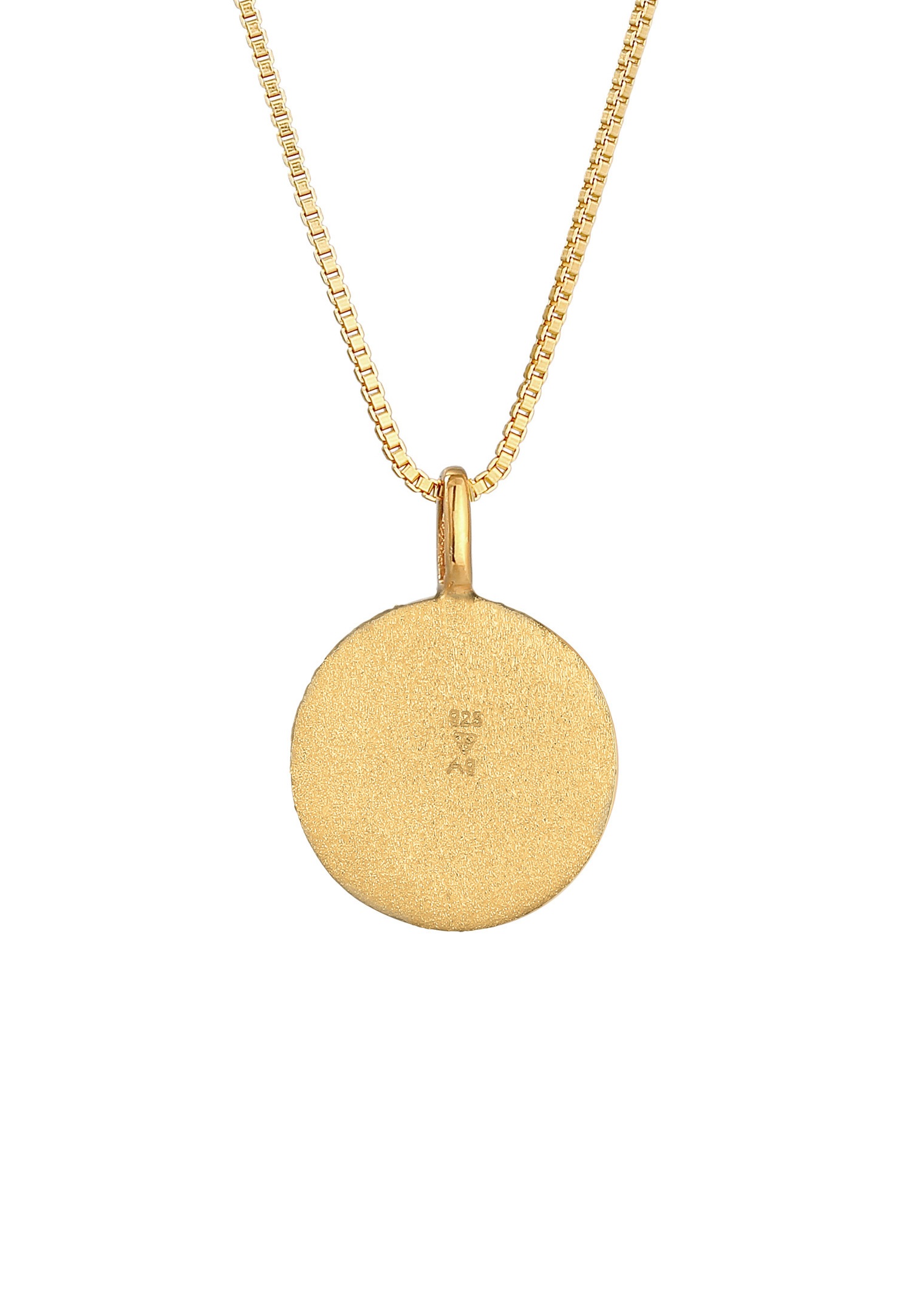 KUZZOI Pendentif pour homme de base martelé en argent 925 Sterling