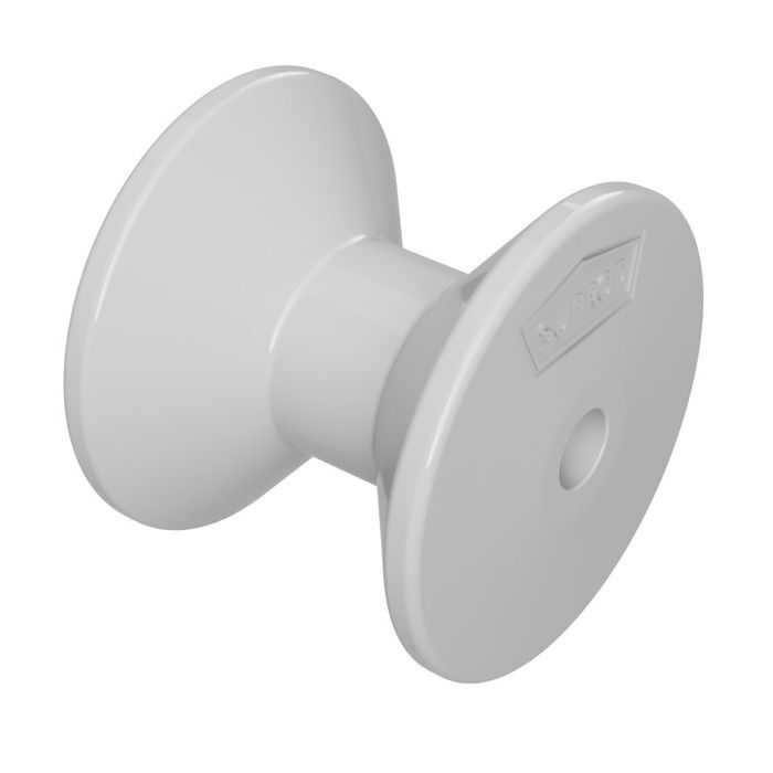 Remorque davier en polyuréthane appui de proue rouleau SUPROD 70 mm gris