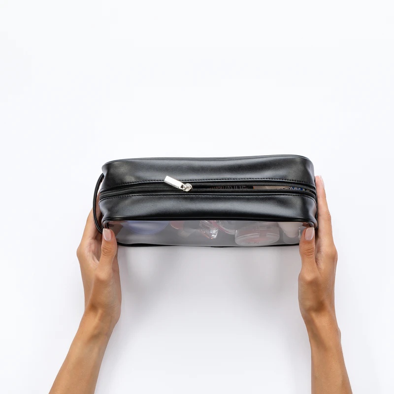 Notino Travel Collection Large Clear Organizer permatoma kosmetikos rankinė