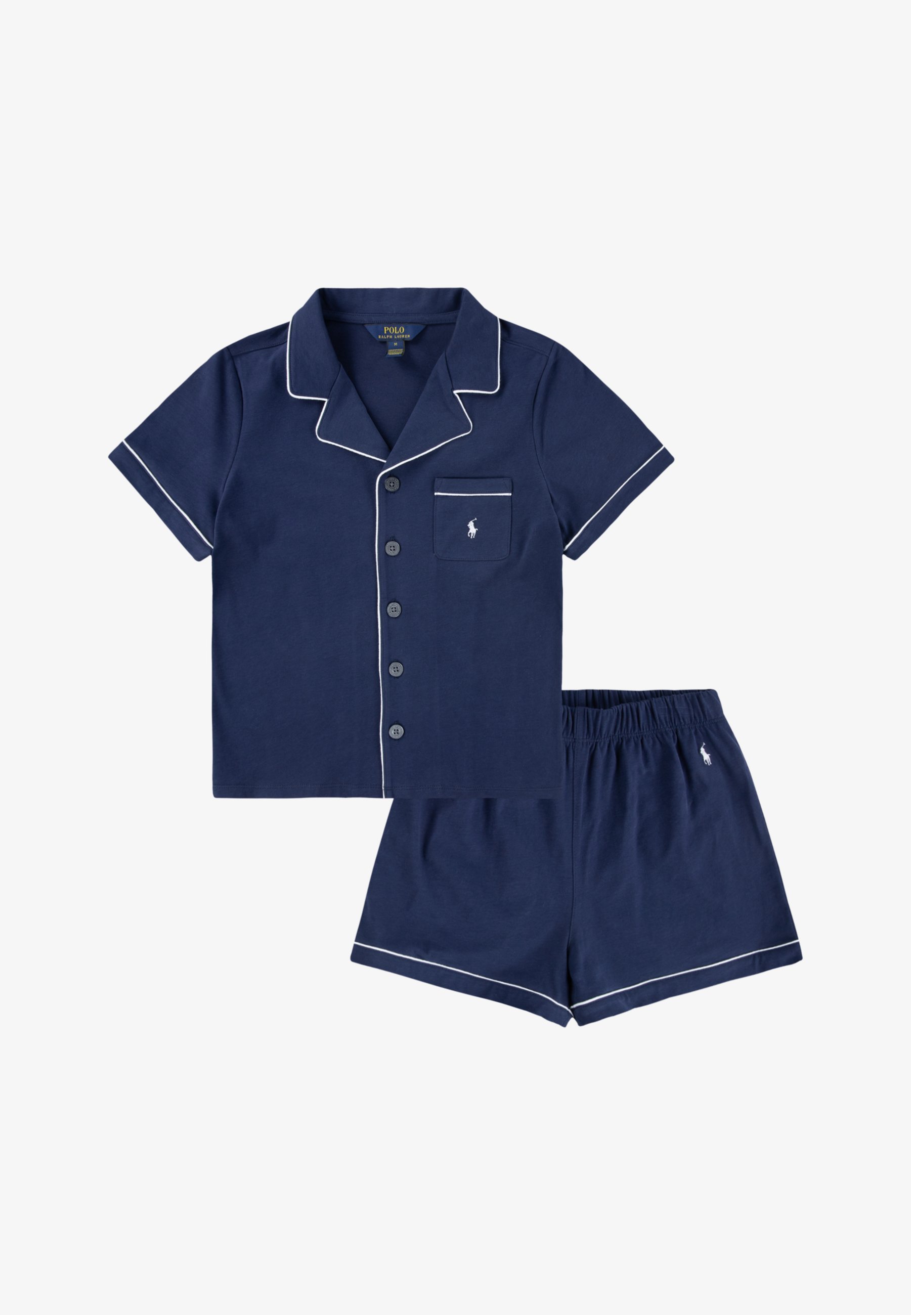 Completo pigiama Polo Ralph Lauren, composto da top e pantaloncini - Newport Navy