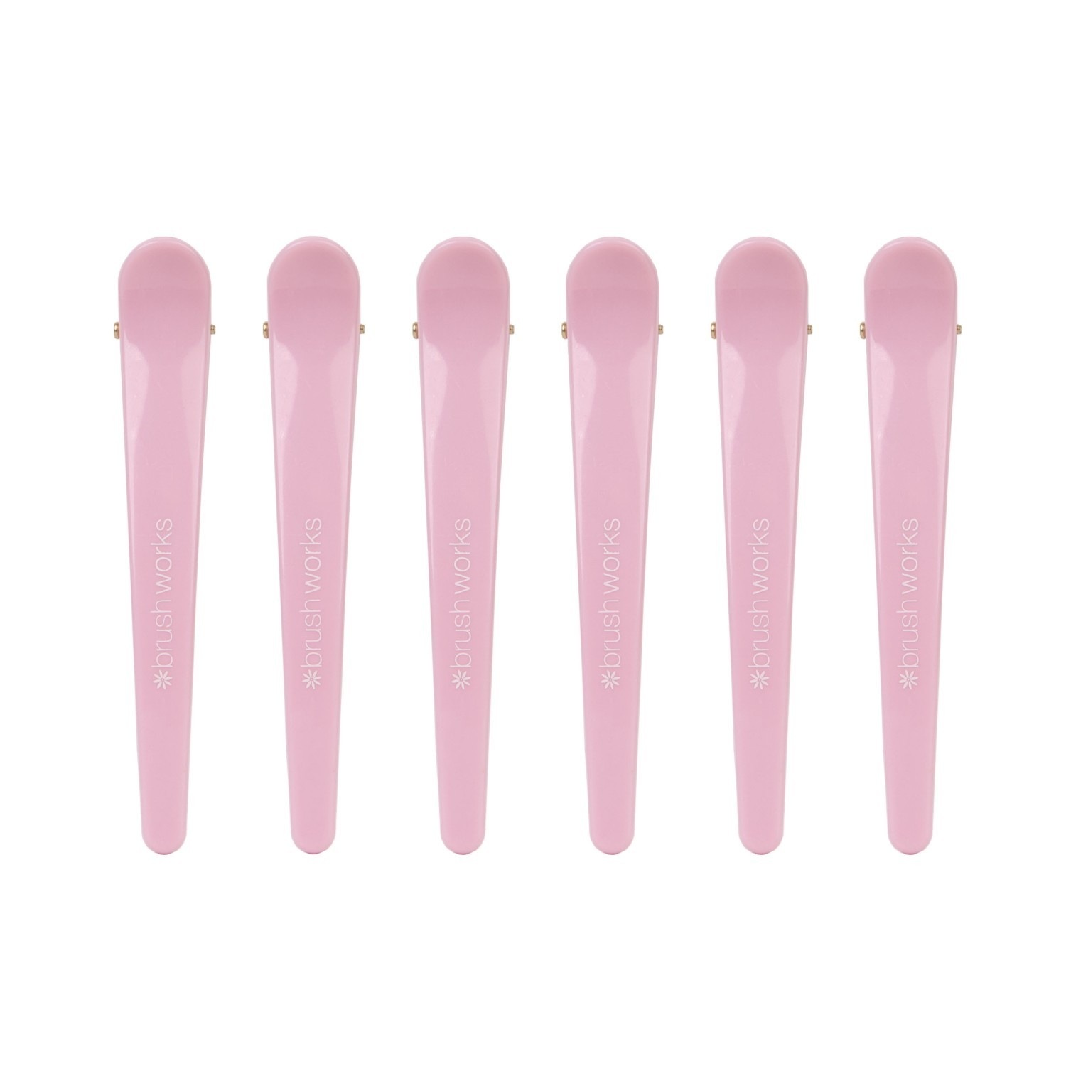 Brushworks Lot de 6 pinces de séparation pour cheveux