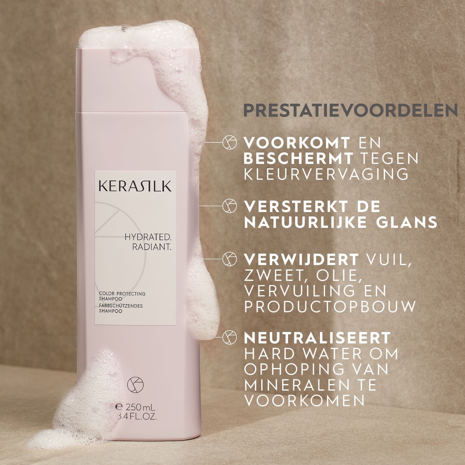 KERASILK krāsas aizsardzības šampūns - 75 ml