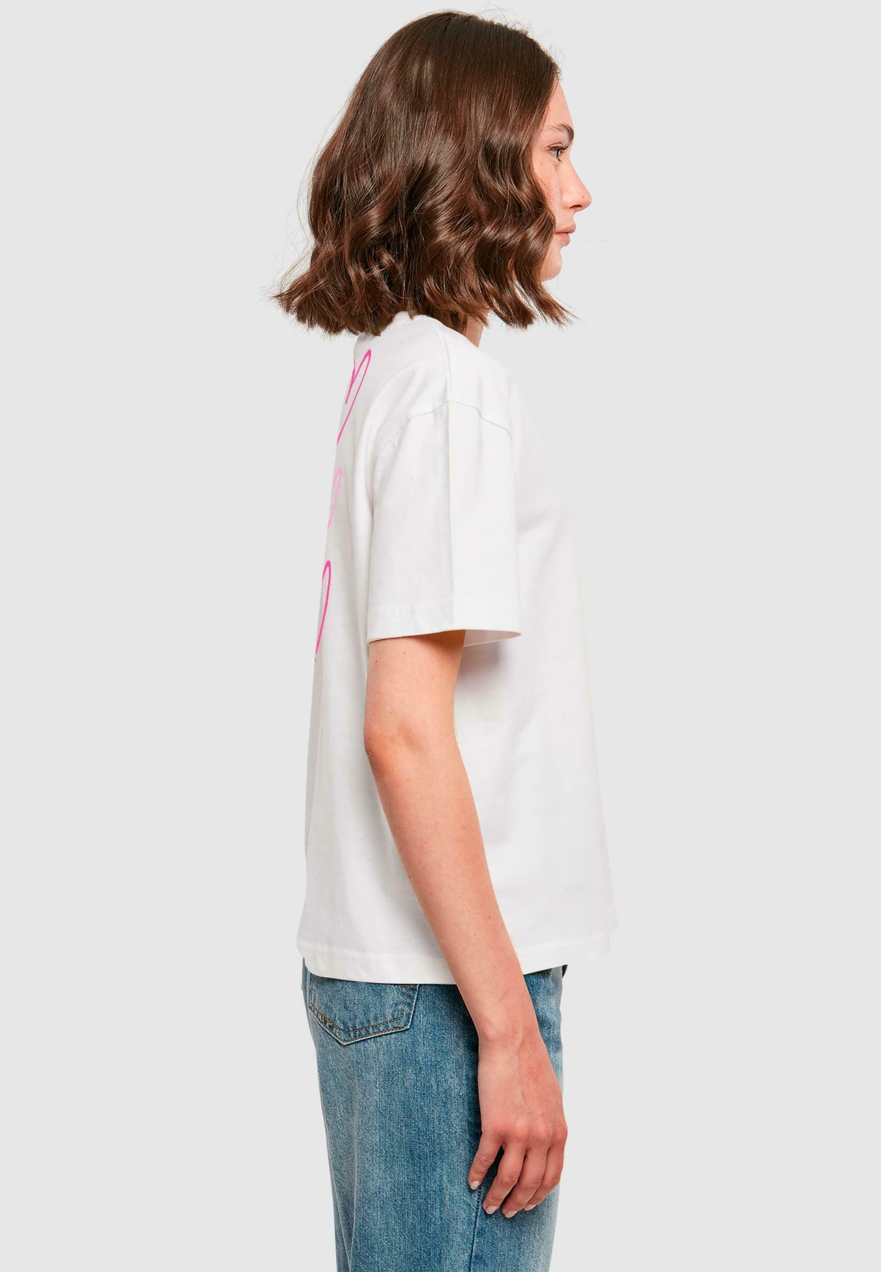Mister Tee – Vertraue immer deinem Herzen – Bedrucktes T-Shirt – weiß
