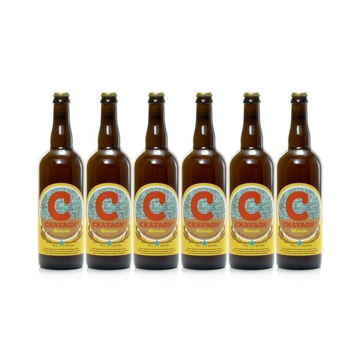6er-Pack Chavagn' Craft Blonde Biere, je 75 cl (insgesamt 450 cl)