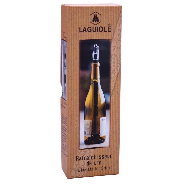 Set di 3 refrigeratori per vino - Acciaio inossidabile, vetro e plastica - Confezione regalo
