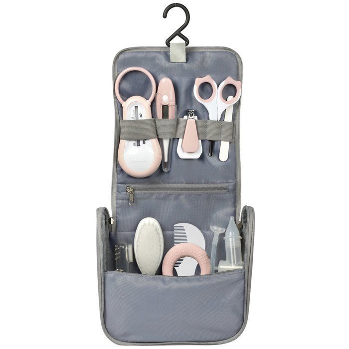 Beauty case - BEABA - 10 accessori - Rosa antico