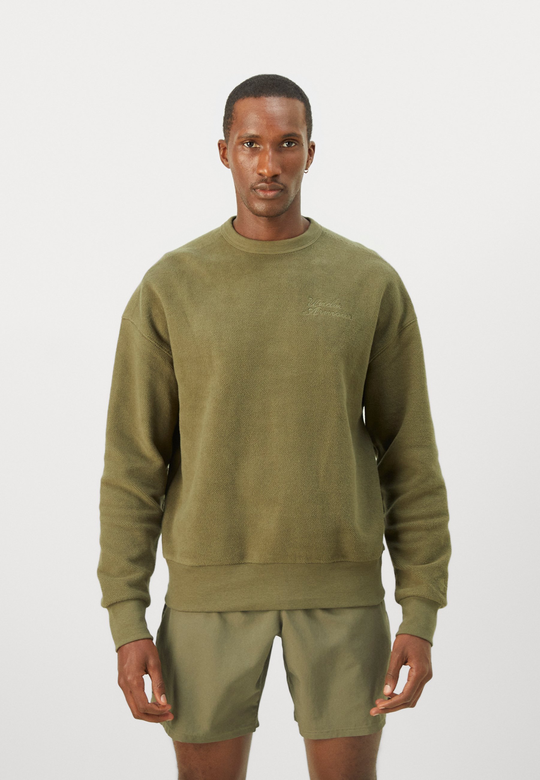 Under Armour ICON CREW - Sweatshirt - Marinegrün