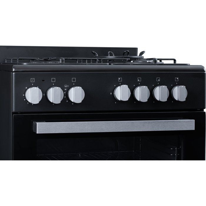 Cuisinière à gaz BERTAZZONI LA GERMANIA PIA60GN - 4 foyers - 10,35 kW - 60 cm - Noir