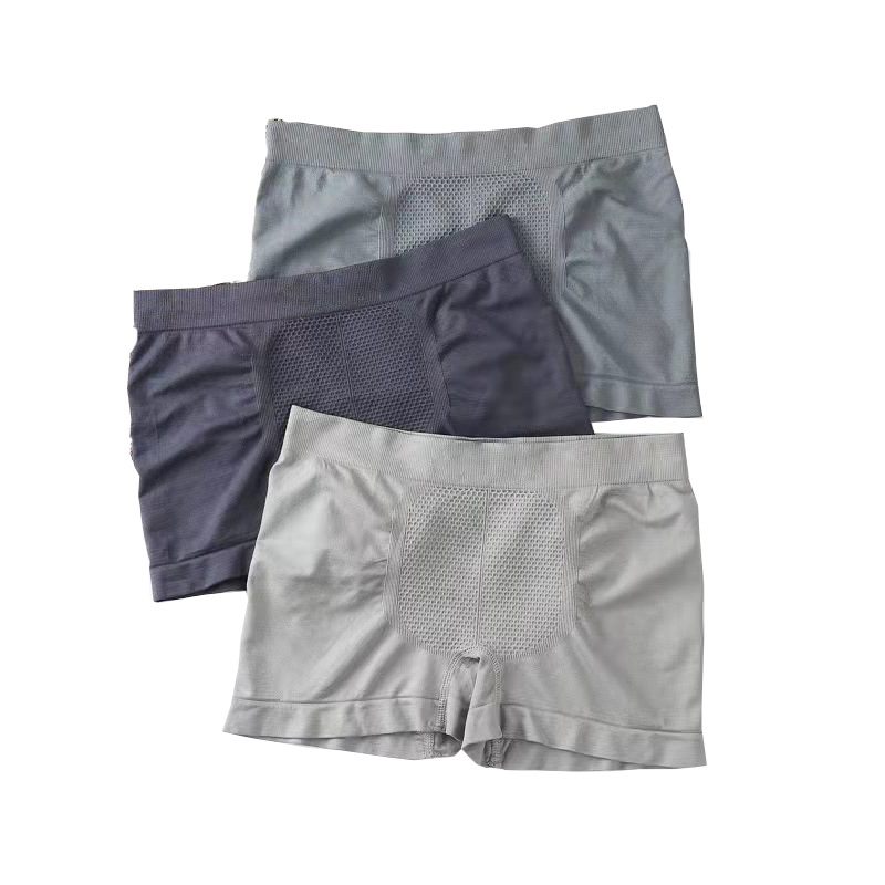 3 pezzi/Intimo da uomo senza cuciture, comodo e traspirante, mutande da uomo ad alta elasticità, vita media, intimo da uomo sexy