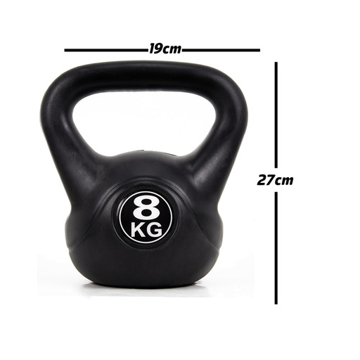 8 kg Kettlebell mit Vinylbeschichtung