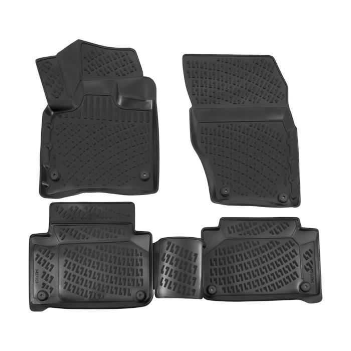 Alfombrillas exclusivas para Citroën C3 Aircross - Goma - 4 piezas - Para todas las estaciones