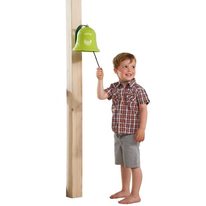 Campana WICKEY para torre de juegos – Accesorio para juegos de rol de caballeros y piratas 18x24 cm – Para exteriores