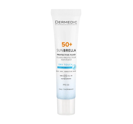 Dermedic Sunbrella matujący krem do twarzy ochronny SPF50  PPD30 40 ml