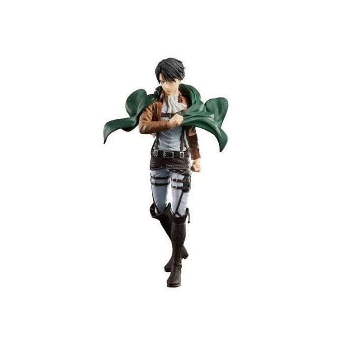 Figura coleccionable - BANDAI - Grandista Levi - Licencia de Attack on Titan - Edición Grandista - 230 g