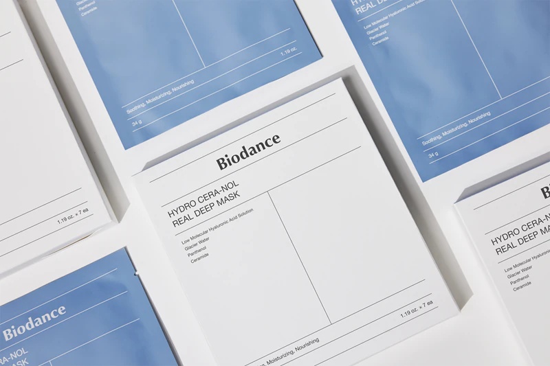Biodance Hydro Cera-nol Real Deep Mask mitrinoša sejas maska ar nomierinošu efektu