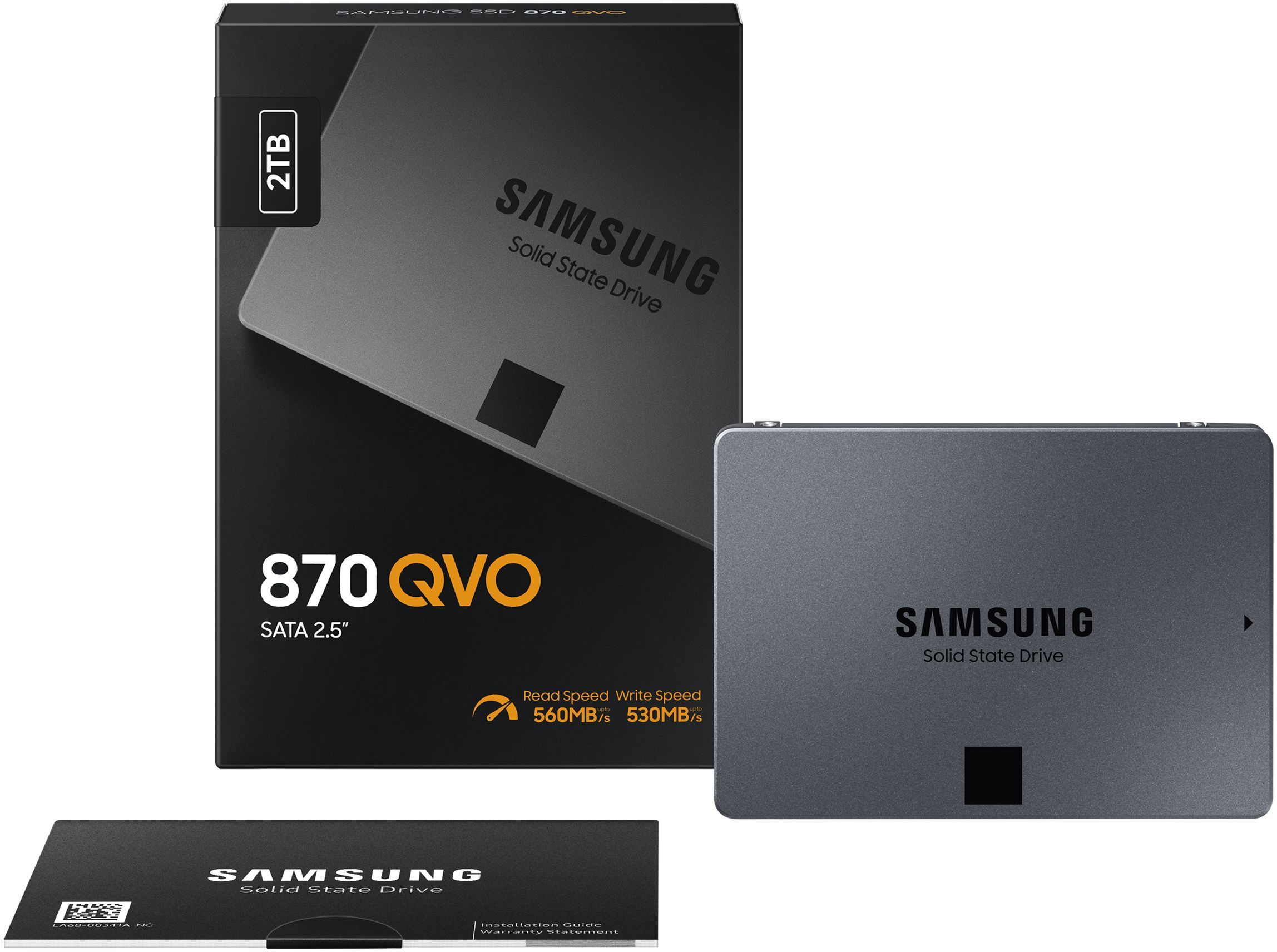 SAMSUNG SSD Interne 870 QVO 2 To MZ-77Q2T0BW