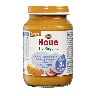 Holle Jar porkkana-/peruna-/naudanlihasose 190 g 190 g