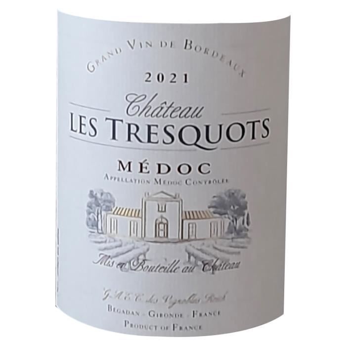 Château Les Tresquots 2020 Médoc Cru Bourgeois - Vino tinto Burdeos