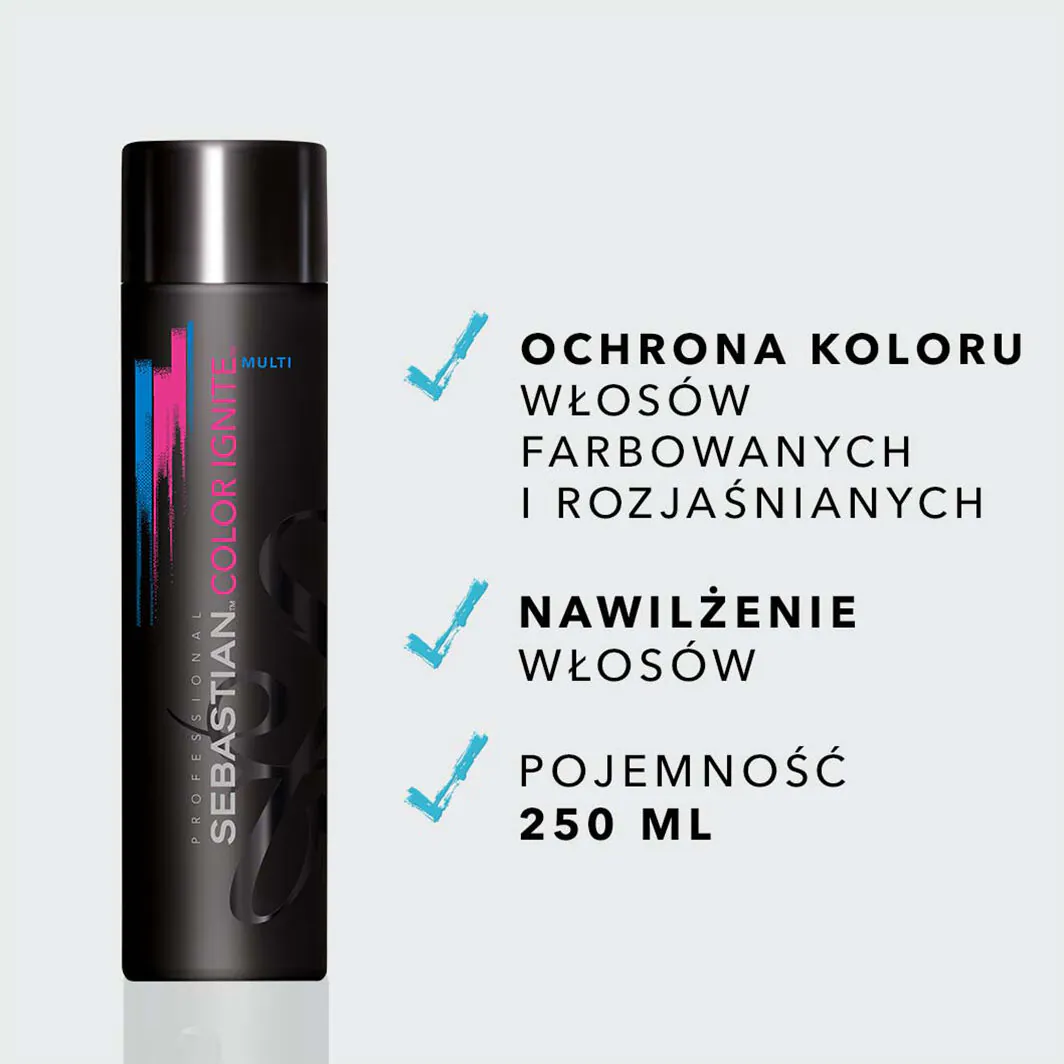 Sebastian Color Ignite Multi Szampon do włosów 250 ml