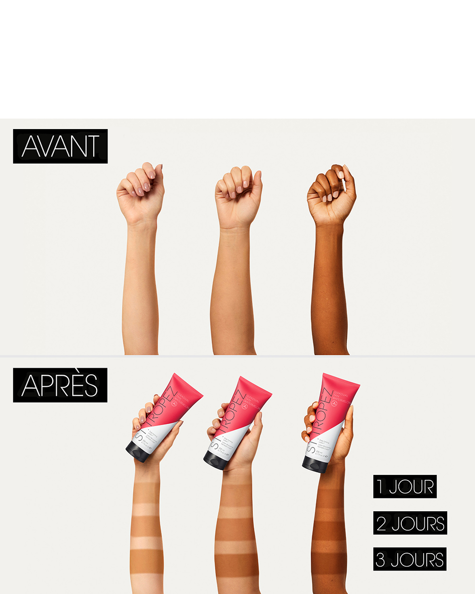 Lotion autobronzante raffermissante ST.TROPEZ à la pastèque