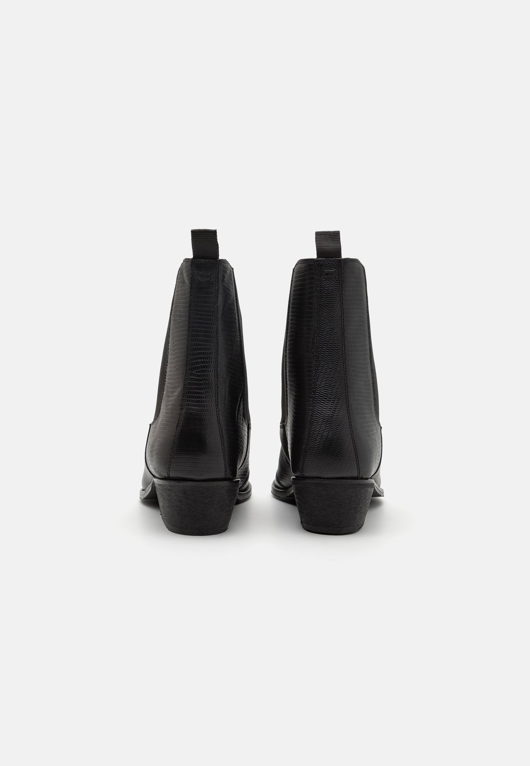 Zign LEATHER UNISEX - Cowboy/biker enkellaarsje - zwart