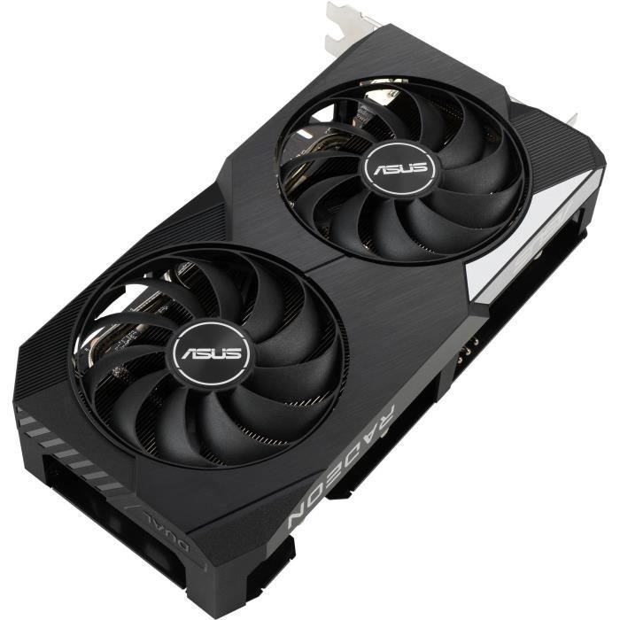 Carte graphique - ASUS - Dual -RX6600XT-O8G AMD Radeon RX 6600 XT 8 Go GDDR6