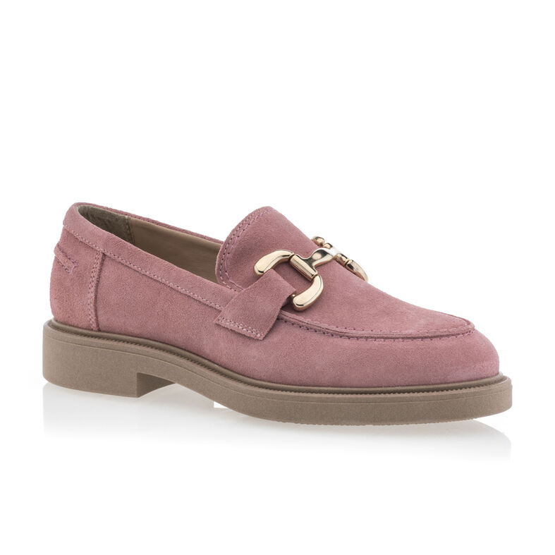 Rosa Damen-Loafer/Bootsschuhe