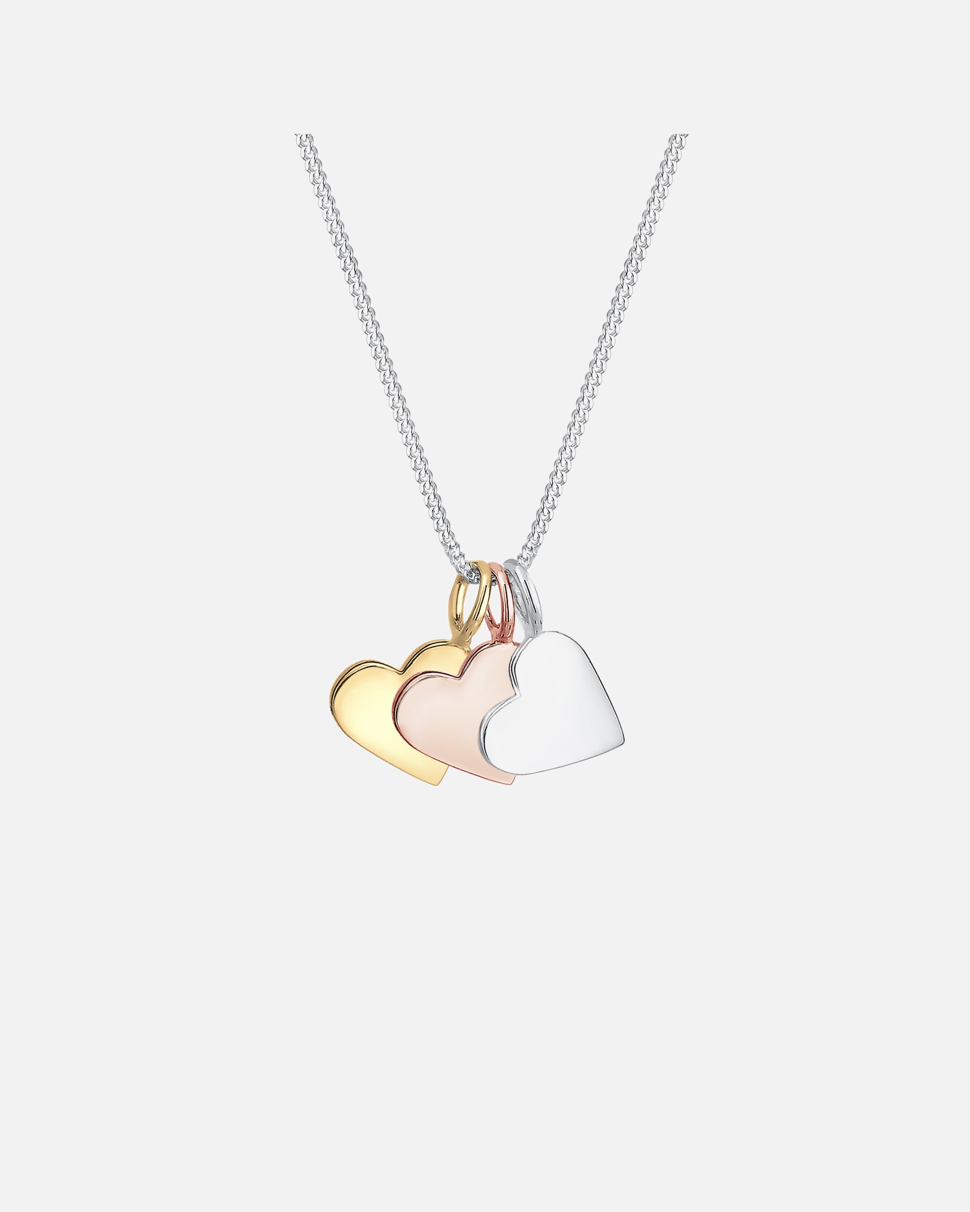 Elli Femme Pendentifs Coeur Multicolore Amour - (925/1000) Argent