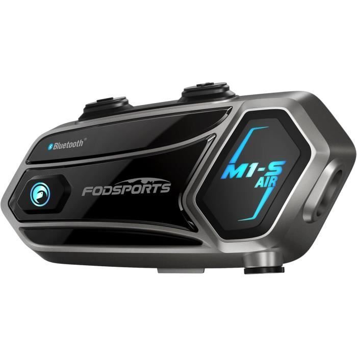 Motorcycle Intercom - Fodsports - M1-S Air - 4 Headsets - 1000m - Music Sharing