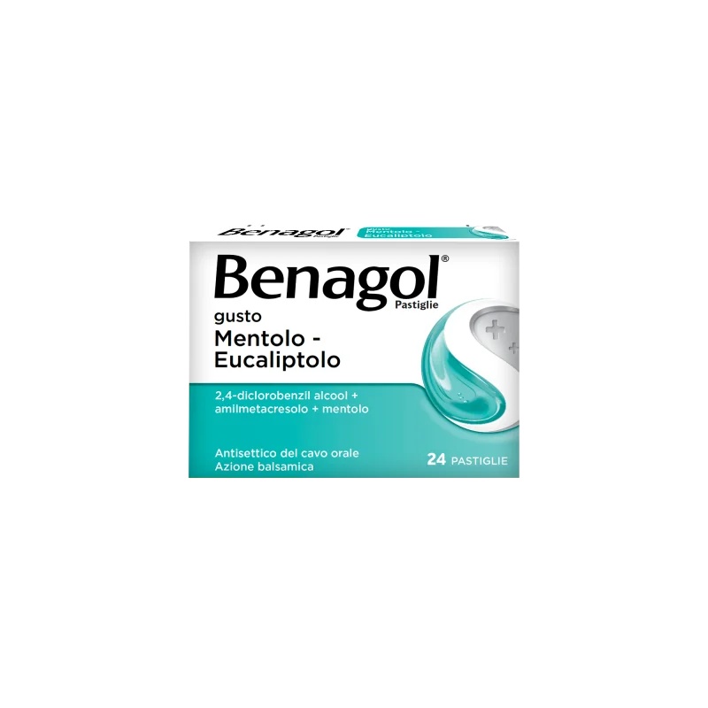 BENAGOL Benagol Menthol-Eucalyptus smaak 24 zuigtabletten